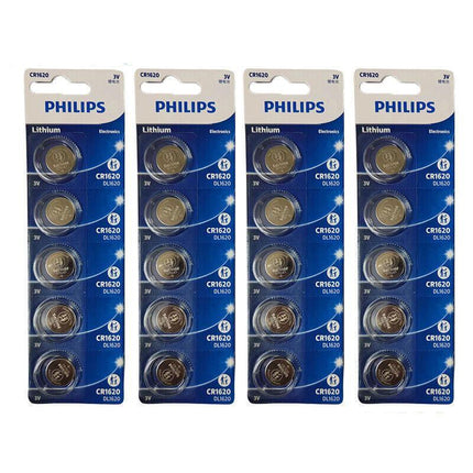 5-20PCS PHILIPS CR1220 CR1616 CR1620 CR1632 CR2016 CR2025 CR2032 Button Battery - Aimall