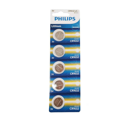 5-20PCS PHILIPS CR1220 CR1616 CR1620 CR1632 CR2016 CR2025 CR2032 Button Battery - Aimall