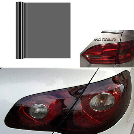 Light Smoke Black 2Mx30CM Car Headlight Tint Wrap Tail Fog Light Vinyl Wrap Kit - Aimall