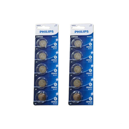 5-20PCS PHILIPS CR1220 CR1616 CR1620 CR1632 CR2016 CR2025 CR2032 Button Battery - Aimall