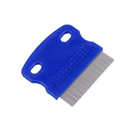 1x Pet Hair Flea Shedding Cleaning Brush Grooming Comb Cat Dog Stainless Trimmer - Aimall