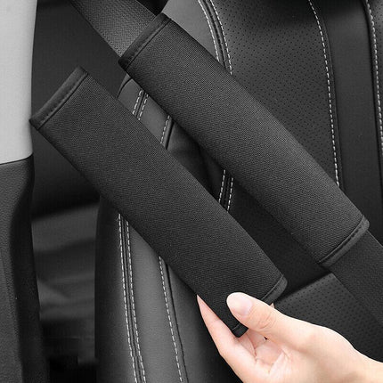 4PCS Car Seat Belt Cover Seatbelt Safety Shoulder Pad Protector Harness Fluffy - Aimall