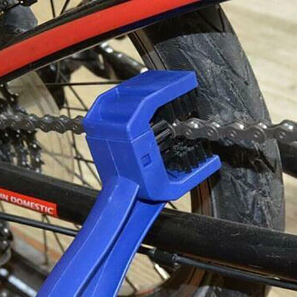 Cycling Bicycle Motorcycle Chain Cleaning Tool Gear Grunge Brush Cleaner Plastic - Aimall