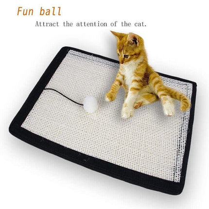 40cm Cat Scratcher Scratching Mat Board Sofa Scratch Bed Toy Pad Post Protector - Aimall