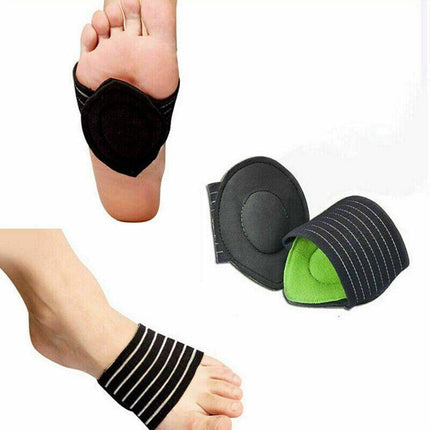 1Pair Foot Heel Pain Relief Plantar Fasciitis Insole Pads & Arch Support Shoes - Aimall