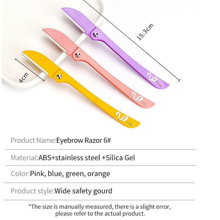 3PCS Women's Eyebrow Razor Dermaplaning Kit Facial Hair Shaving Razor Tool AU - Aimall