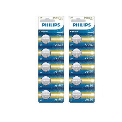 5-20PCS PHILIPS CR1220 CR1616 CR1620 CR1632 CR2016 CR2025 CR2032 Button Battery - Aimall