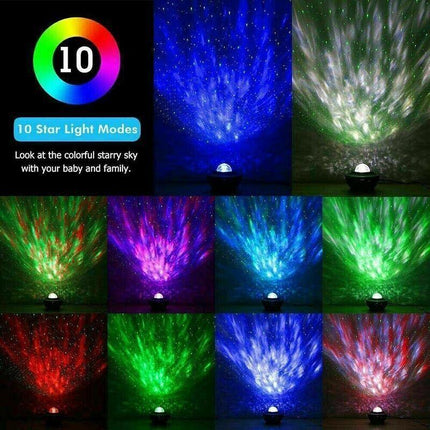 Led Galaxy Starry Night Light Projector Ocean Star Sky Party Baby Kids Room Lamp Aimall