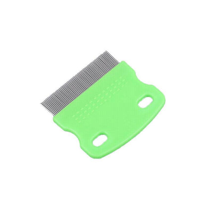 1x Pet Hair Flea Shedding Cleaning Brush Grooming Comb Cat Dog Stainless Trimmer - Aimall