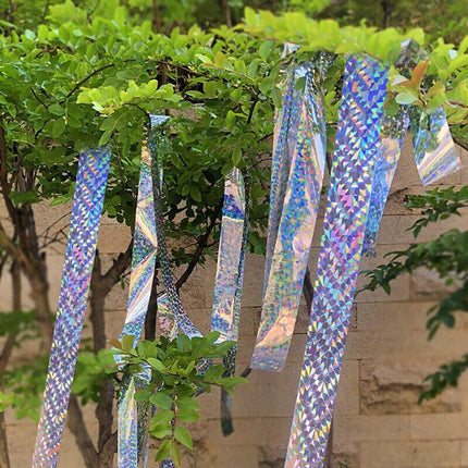 Laser Reflective Pigeon Deterrent Tape in Garden