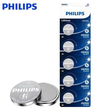 5-20PCS PHILIPS CR1220 CR1616 CR1620 CR1632 CR2016 CR2025 CR2032 Button Battery - Aimall