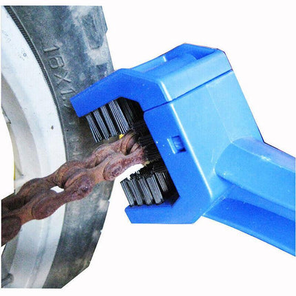 Cycling Bicycle Motorcycle Chain Cleaning Tool Gear Grunge Brush Cleaner Plastic - Aimall