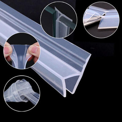 2M 6mm Seal Strip Screen Door Bathroom Shower Water Silicone H Shape AU - Aimall