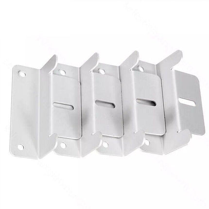 8PCS Solar Panel Mounting Z Bracket Set For Flat Roof Wall Mount Kit Aluminum AU - Aimall
