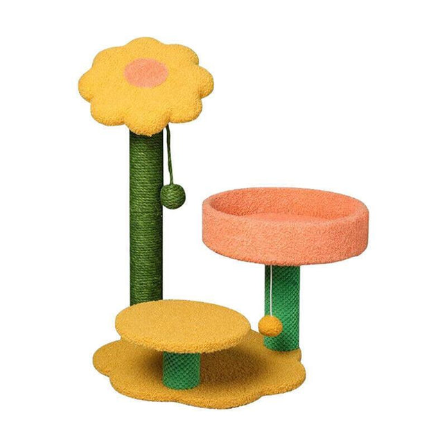 Cat Scratching Post Cactus Cat Scratcher Featuring Condo Tower House Trees Ball - Aimall