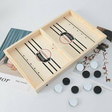 Large Sling Puck Paced SlingPuck Winner Board Game Family Games Toy Hockey Funny - Aimall