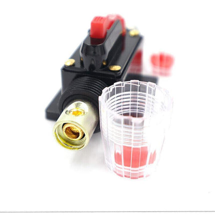 20-150AMP Circuit Breaker Dual Battery IP67 Waterproof Fuse Manual Reset 12V 24V - Aimall
