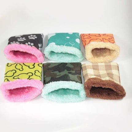 Pet Bed Guinea Pig Squirrel Small Hedgehog Hamster Warm Pet Nest Sleeping Bag AU - Aimall