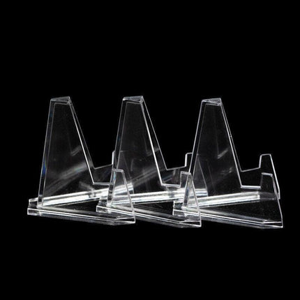 20PCS Acrylic Clear Stand for Trading Card PSA Pokemon Card Holders Small Stand - Aimall