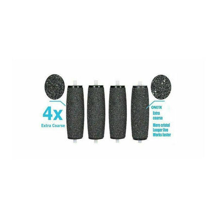 4X Compatible Scholl Express Diamond Pedi Extra Coarse Replacement Rollers Head - Aimall
