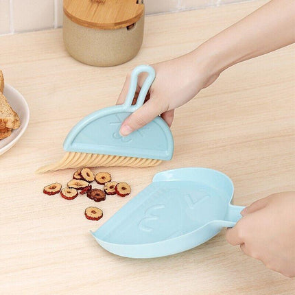 1PCS Mini Desktop Sweep Cleaning Brush Keyboard Brush Small Broom Dustpan Set AU - Aimall