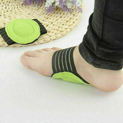 1Pair Foot Heel Pain Relief Plantar Fasciitis Insole Pads & Arch Support Shoes - Aimall