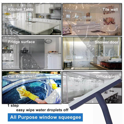 Shower Squeegee Bathroom Mirror Window Brush Cleaning Wiper Home Cleaner Tool AU - Aimall