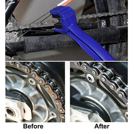 Cycling Bicycle Motorcycle Chain Cleaning Tool Gear Grunge Brush Cleaner Plastic - Aimall