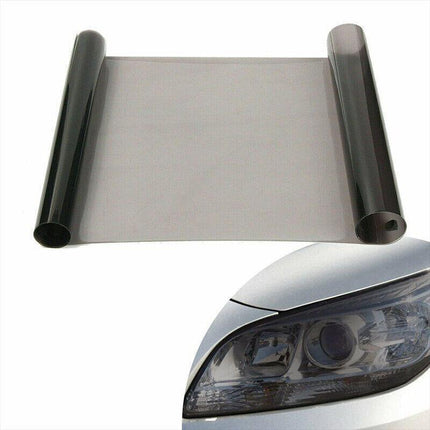 Light Smoke Black 2Mx30CM Car Headlight Tint Wrap Tail Fog Light Vinyl Wrap Kit - Aimall