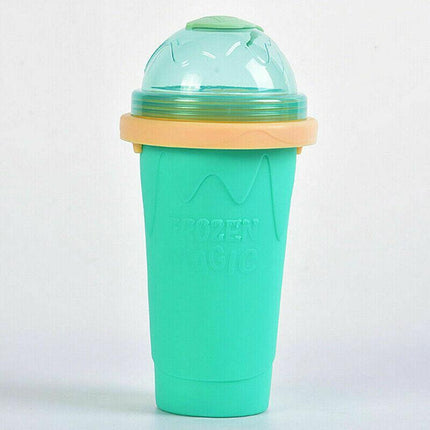 Slushie Maker Cup Quick Freeze Magic Squeeze Cup Milkshake Cup Ice Cream Maker - Aimall