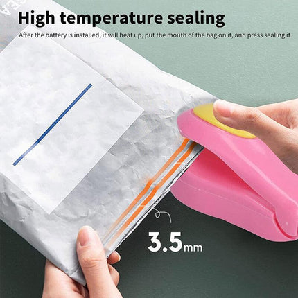 Handheld mini Heat Sealer Poly Bag Sealing Machine Food Portable Plastic Small - Aimall