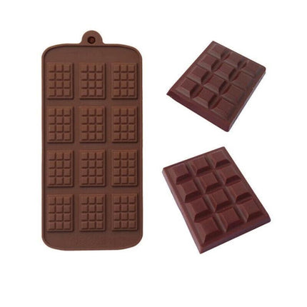 Mini Chocolate Bar Flexible Silicone Mold Candy Chocolate Cake Jelly Mould AU - Aimall