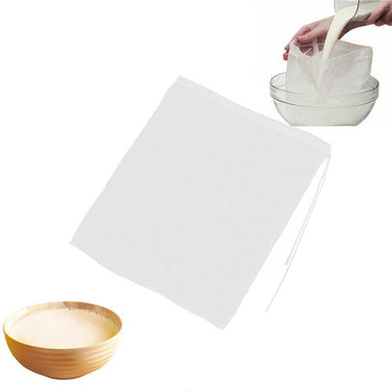 Micron Reusable Nylon Fine Mesh Food Strainer Filter Bag for Nut Milk Coffee AU - Aimall
