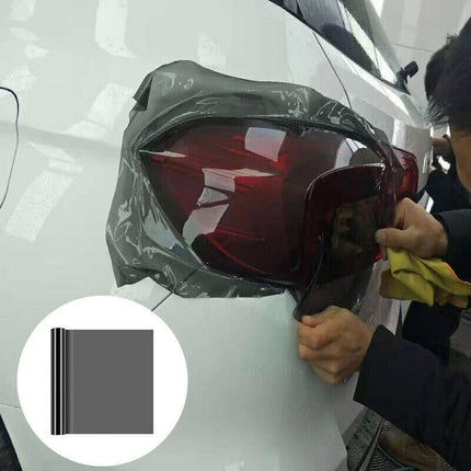 Light Smoke Black 2Mx30CM Car Headlight Tint Wrap Tail Fog Light Vinyl Wrap Kit - Aimall
