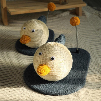 Cat Scratching Post with Ball Pet Scratcher Toy Claw Grinding Climbing Tree AU - Aimall