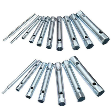 10PCS Spark Plug Plumber Sink Tap Wrench Set Tap Spanner Hex Socket Set 6-22mm - Aimall