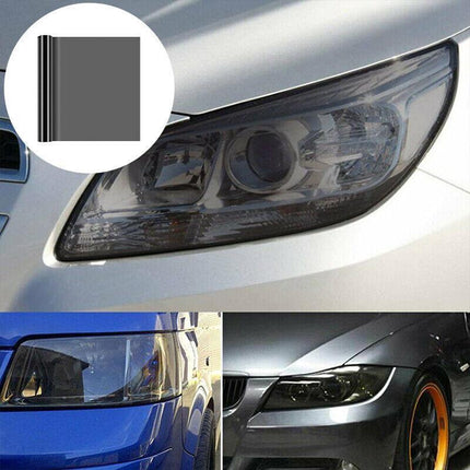 Light Smoke Black 2Mx30CM Car Headlight Tint Wrap Tail Fog Light Vinyl Wrap Kit - Aimall