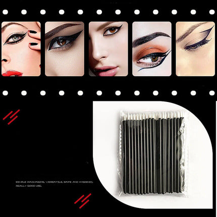 50-1000 Pcs Disposable Lip Eyeliner Brush Eye Liner Wands Applicator Makeup Tool Aimall