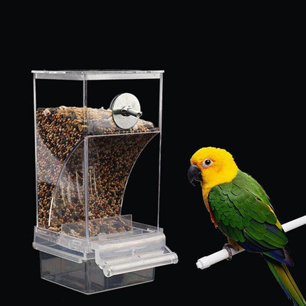 No Mess Bowl Auto Cage Bird Feeder Cup Automatic Parrot Canary Small Cockatiel - Aimall