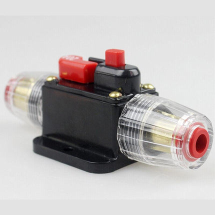 20-150AMP Circuit Breaker Dual Battery IP67 Waterproof Fuse Manual Reset 12V 24V - Aimall
