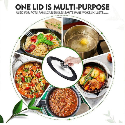 2PCS Kitchen Cookware Pot Saucepan Replacement Pan Lid Hand Grip Knob Handle Set - Aimall