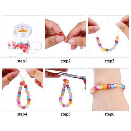 Super Strong Stretch Elastic Cord String Bead Beading Jewelry Bracelet 12M/Roll - Aimall