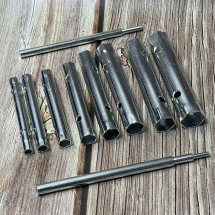 10PCS Spark Plug Plumber Sink Tap Wrench Set Tap Spanner Hex Socket Set 6-22mm - Aimall