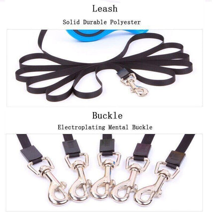 3/5M Dog Lead Leash Strong Retractable Extendable 5M Lockable Heavy Duty 15Kg Au Aimall