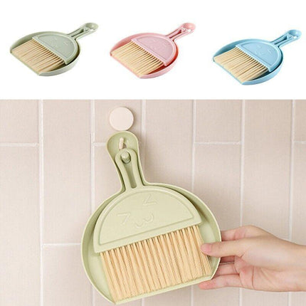 1PCS Mini Desktop Sweep Cleaning Brush Keyboard Brush Small Broom Dustpan Set AU - Aimall