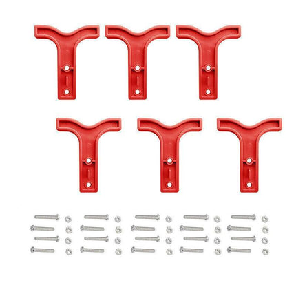 10x Red T Bar Handle for Anderson Style Plug Connectors Tool 50AMP 12-24v 6AWG - Aimall