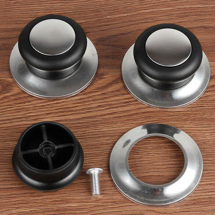 2PCS Kitchen Cookware Pot Saucepan Replacement Pan Lid Hand Grip Knob Handle Set - Aimall