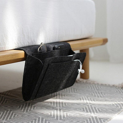 Storage Bag Hanging Sofa Bedside Organizer Caddy Pocket Bed Phone Book Holder AU - Aimall
