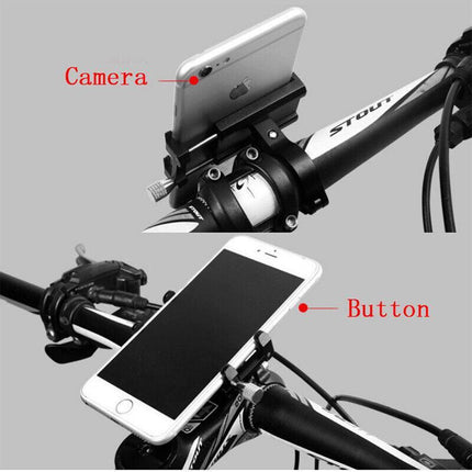 Mobile Phone Holder Bicycle Handlebar Aluminium alloy For Bike Motorcycle Stock - Aimall