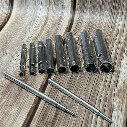 10PCS Spark Plug Plumber Sink Tap Wrench Set Tap Spanner Hex Socket Set 6-22mm - Aimall